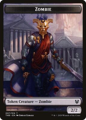 Zombie // Satyr Double-Sided Token card from Theros Beyond Death
