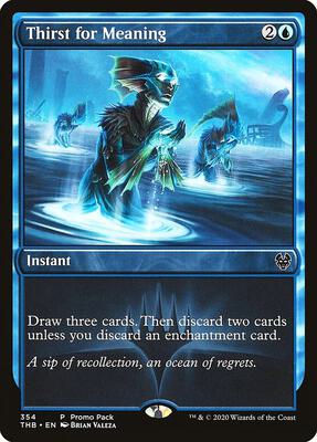 Thirst for Meaning card from Promo Pack: Theros Beyond Death