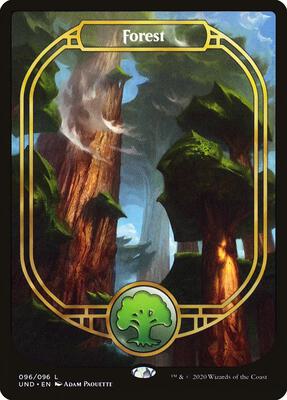 Forest (Full Art) card from Unsanctioned