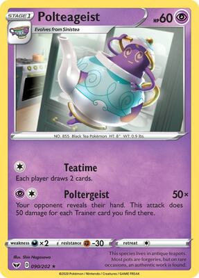 Polteageist card from SWSH01: Sword & Shield Base Set