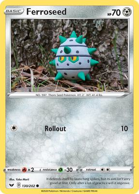 Ferroseed card from SWSH01: Sword & Shield Base Set