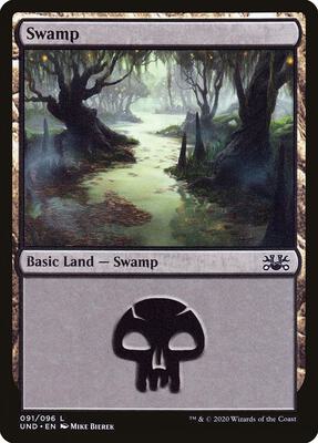 Swamp card from Unsanctioned