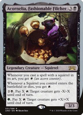 Acornelia, Fashionable Filcher card from Unsanctioned