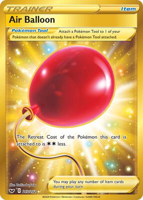 Air Balloon (Secret) card from SWSH01: Sword & Shield Base Set