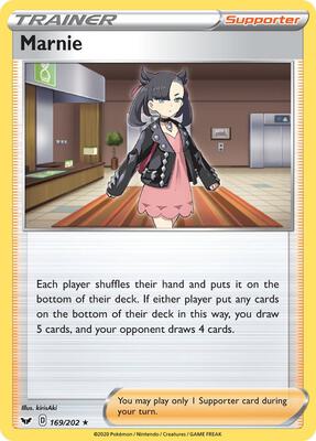 Marnie card from SWSH01: Sword & Shield Base Set