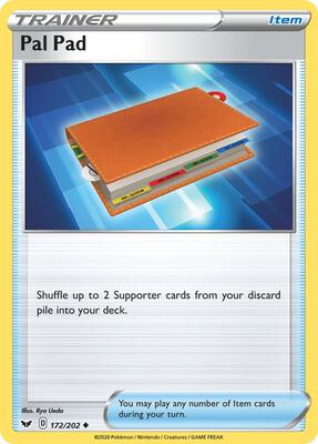 Pal Pad card from SWSH01: Sword & Shield Base Set