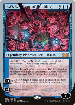 B.O.B. (Bevy of Beebles) card from Unsanctioned