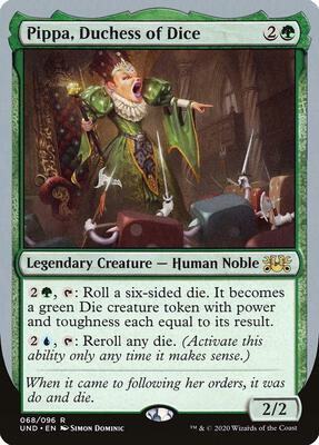 Pippa, Duchess of Dice card from Unsanctioned