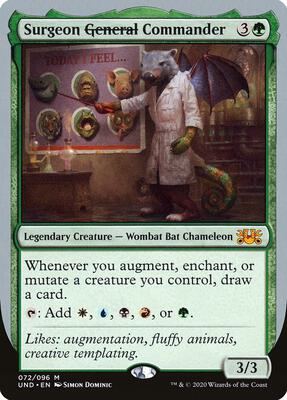 Surgeon ~General~ Commander card from Unsanctioned