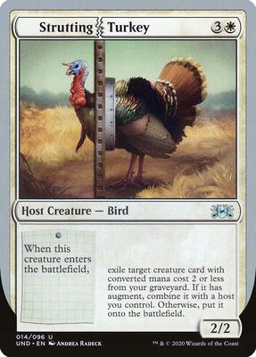 Strutting Turkey card from Unsanctioned