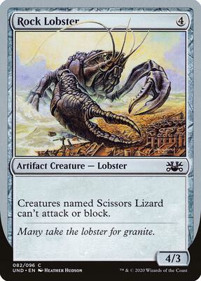 Rock Lobster card from Unsanctioned
