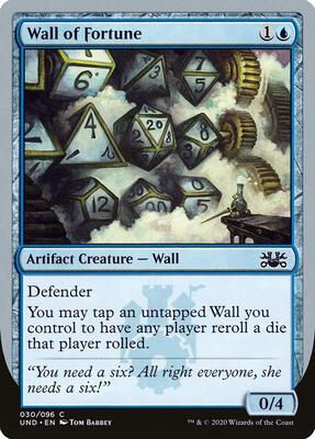 Wall of Fortune card from Unsanctioned