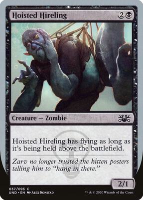Hoisted Hireling card from Unsanctioned