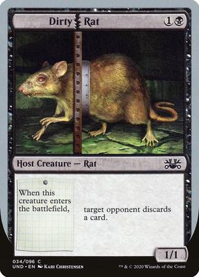 Dirty Rat card from Unsanctioned