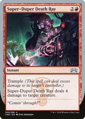 Super-Duper Death Ray card from Unsanctioned