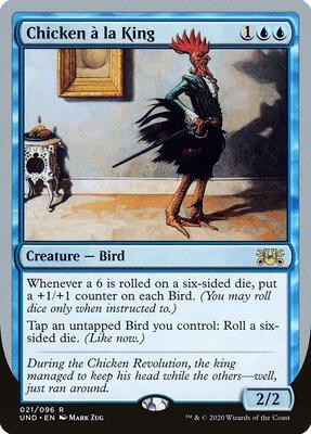 Chicken a la King card from Unsanctioned