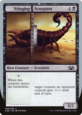 Stinging Scorpion card from Unsanctioned