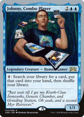 Johnny, Combo Player card from Unsanctioned