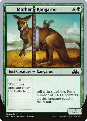 Mother Kangaroo card from Unsanctioned