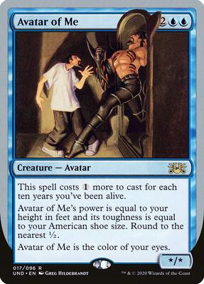 Avatar of Me card from Unsanctioned