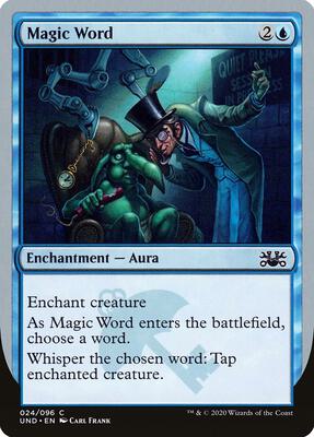 Magic Word card from Unsanctioned