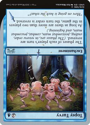 Topsy Turvy card from Unsanctioned