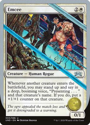 Emcee card from Unsanctioned