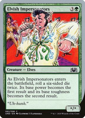 Elvish Impersonators card from Unsanctioned