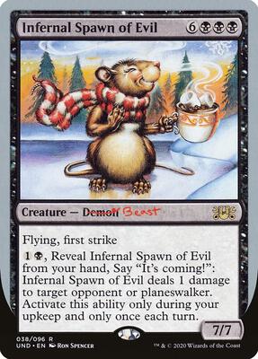 Infernal Spawn of Evil card from Unsanctioned