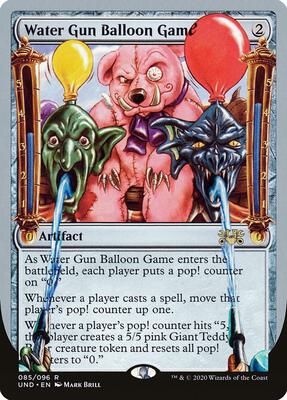 Water Gun Balloon Game card from Unsanctioned