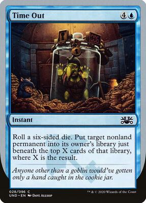 Time Out card from Unsanctioned