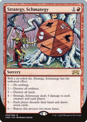 Strategy, Schmategy card from Unsanctioned