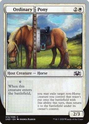 Ordinary Pony card from Unsanctioned