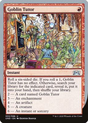 Goblin Tutor card from Unsanctioned