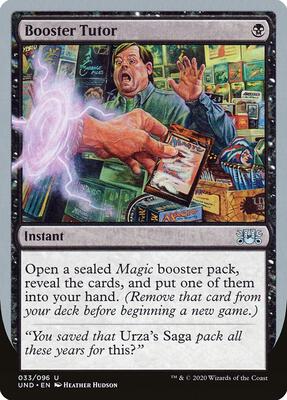 Booster Tutor card from Unsanctioned