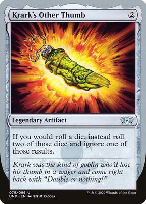 Krark's Other Thumb card from Unsanctioned