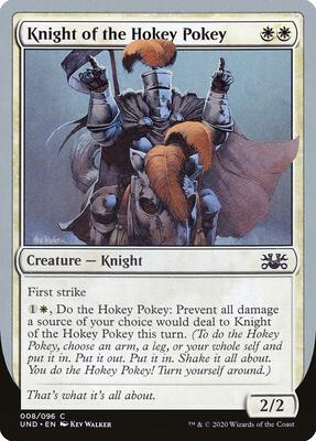 Knight of the Hokey Pokey card from Unsanctioned