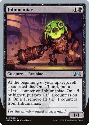 Inhumaniac card from Unsanctioned