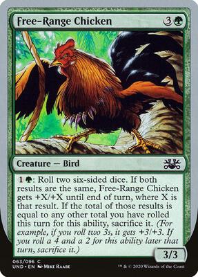 Free-Range Chicken card from Unsanctioned
