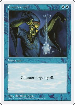 Counterspell card from Fifth Edition
