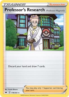 Professor's Research [Professor Magnolia] - 178/202 (Non-Holo) card from Deck Exclusives