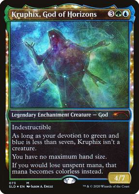 Kruphix, God of Horizons card from Secret Lair Drop Series