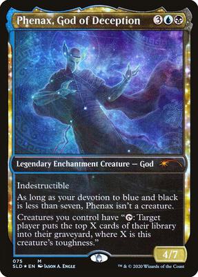 Phenax, God of Deception card from Secret Lair Drop Series