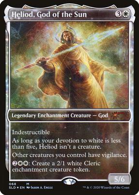 Heliod, God of the Sun card from Secret Lair Drop Series