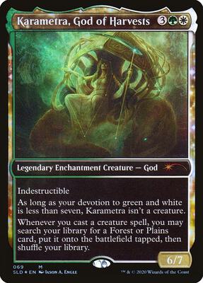 Karametra, God of Harvests card from Secret Lair Drop Series