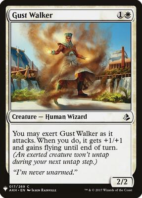 Gust Walker card from The List Reprints