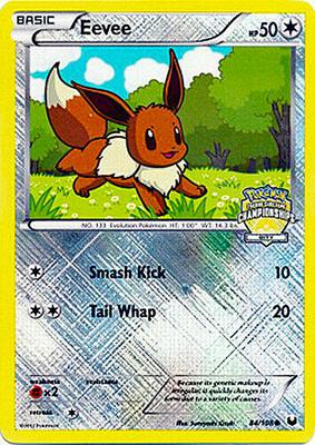 Eevee - 84/108 (City Championships) card from League & Championship Cards