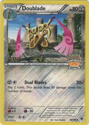Doublade - 84/146 (Regional Championships) [Staff] card from League & Championship Cards