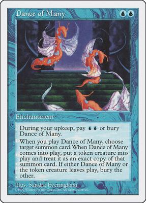 Dance of Many card from Fifth Edition