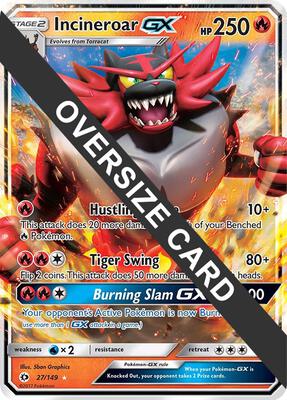 Incineroar GX - 27/149 card from Jumbo Cards
